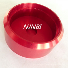 Anodizado rojo + piezas de mecanizado de aleación de aluminio